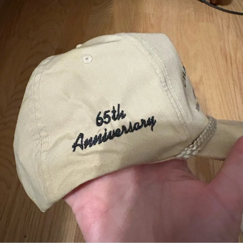 Vintage New Holland Boomer Tractor Hat Rope SnapBack Tan Tamaqua PA Dealer